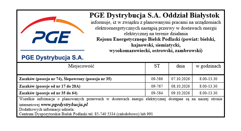 wyłaczenie prądu
