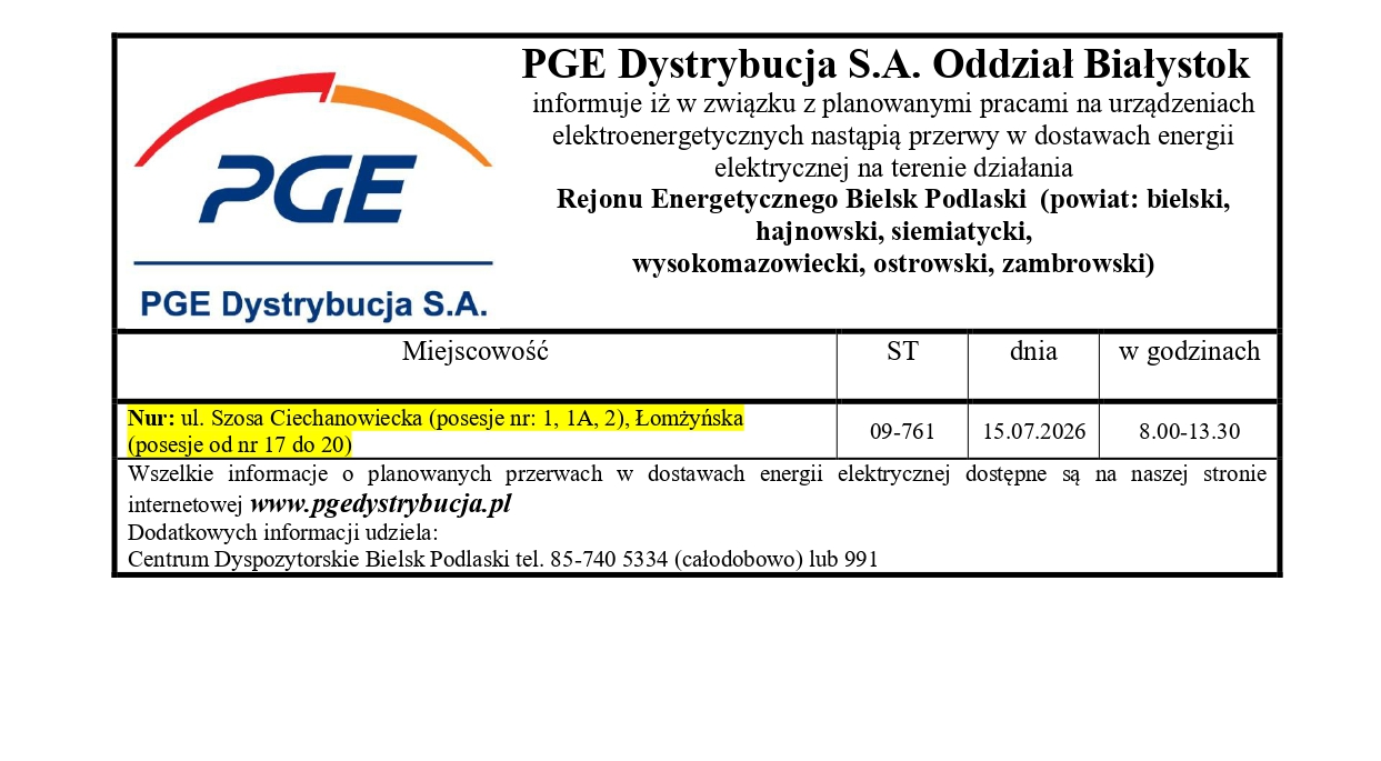 wyłaczenie