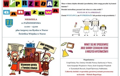 Zdjęcie do Wyprzedaż garażowa !
