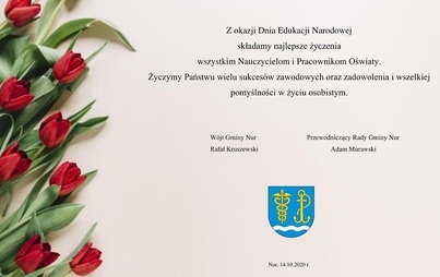Zdjęcie do Życzenia z okazji Dnia Edukacji Narodowej