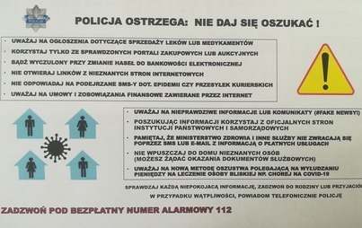 Zdjęcie do Policja ostrzega !