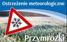 Zdjęcie do OSTRZEŻENIE METEOROLOGICZNE!