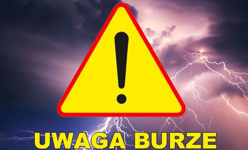 Ostrzeżenie meteorologiczne! burze