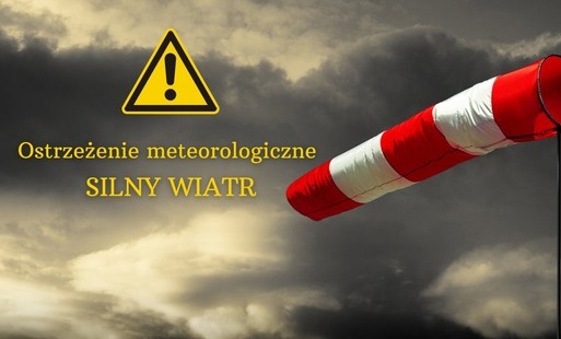 silny wiatr
